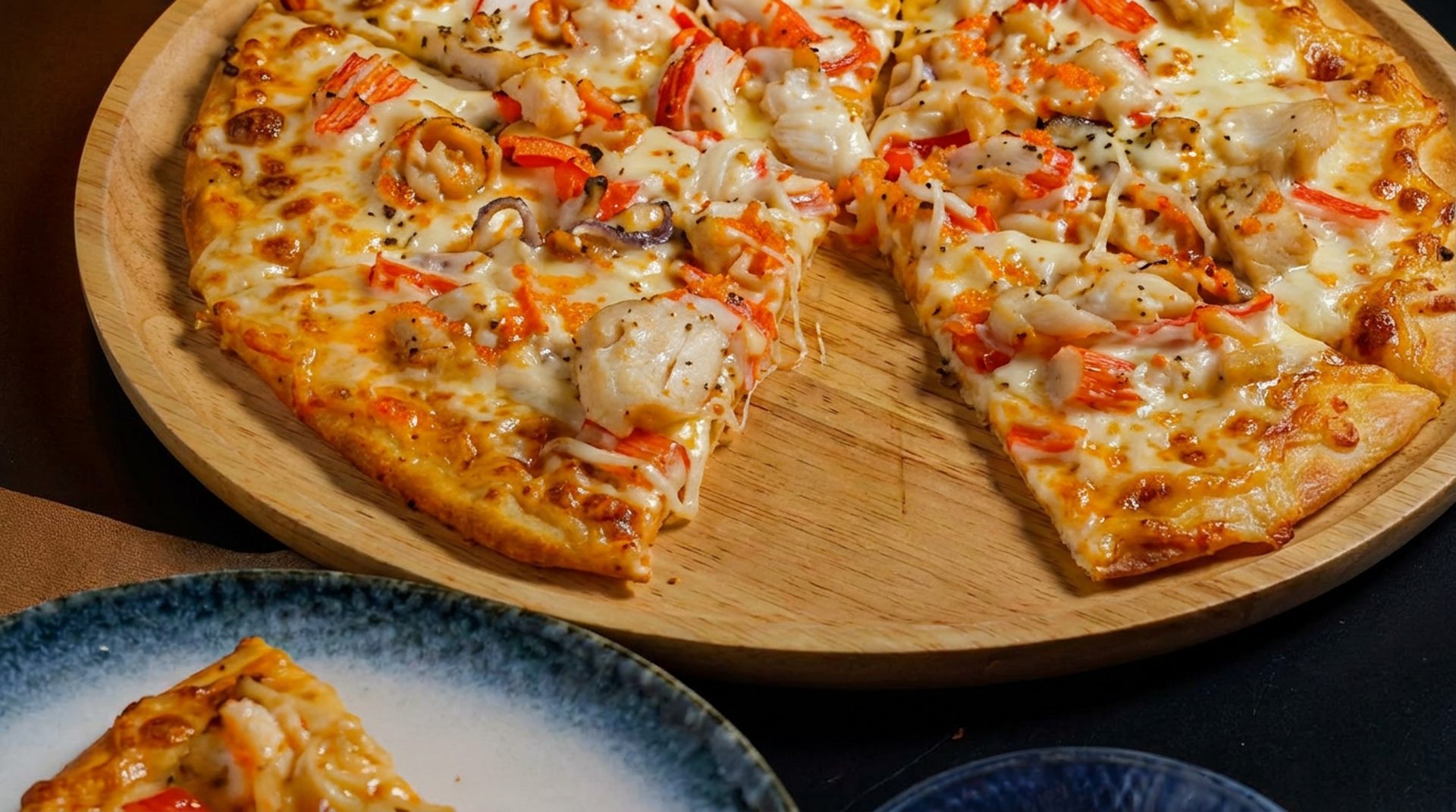 Maryland Style Crab Pizza